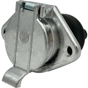Heavy Duty 7 Pin Round Trailer Electrical Connector- 7 Pin Trailer Plug - Semi Trailer Plug SAE J560 Style Semi Truck Trailer Wiring Harness