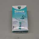 Vicks Sinex Saline Nasal Rinse Starter Kit, Drug Free Saline, Flush Out Mucus and Allergens, Fast & Effective Relief for Everyday Congestion from Sinus & Allergy, 1 Bottle + 30 Refill Packets