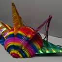 Mexican Piata (Large 32 inches) - Authentic Handmade Foldable Large Pinata for Birthday Party - Piatas para Cumpleaos - Fiesta Piniata - Mexican Star Pinata - Cinco de Mayo Pinatas