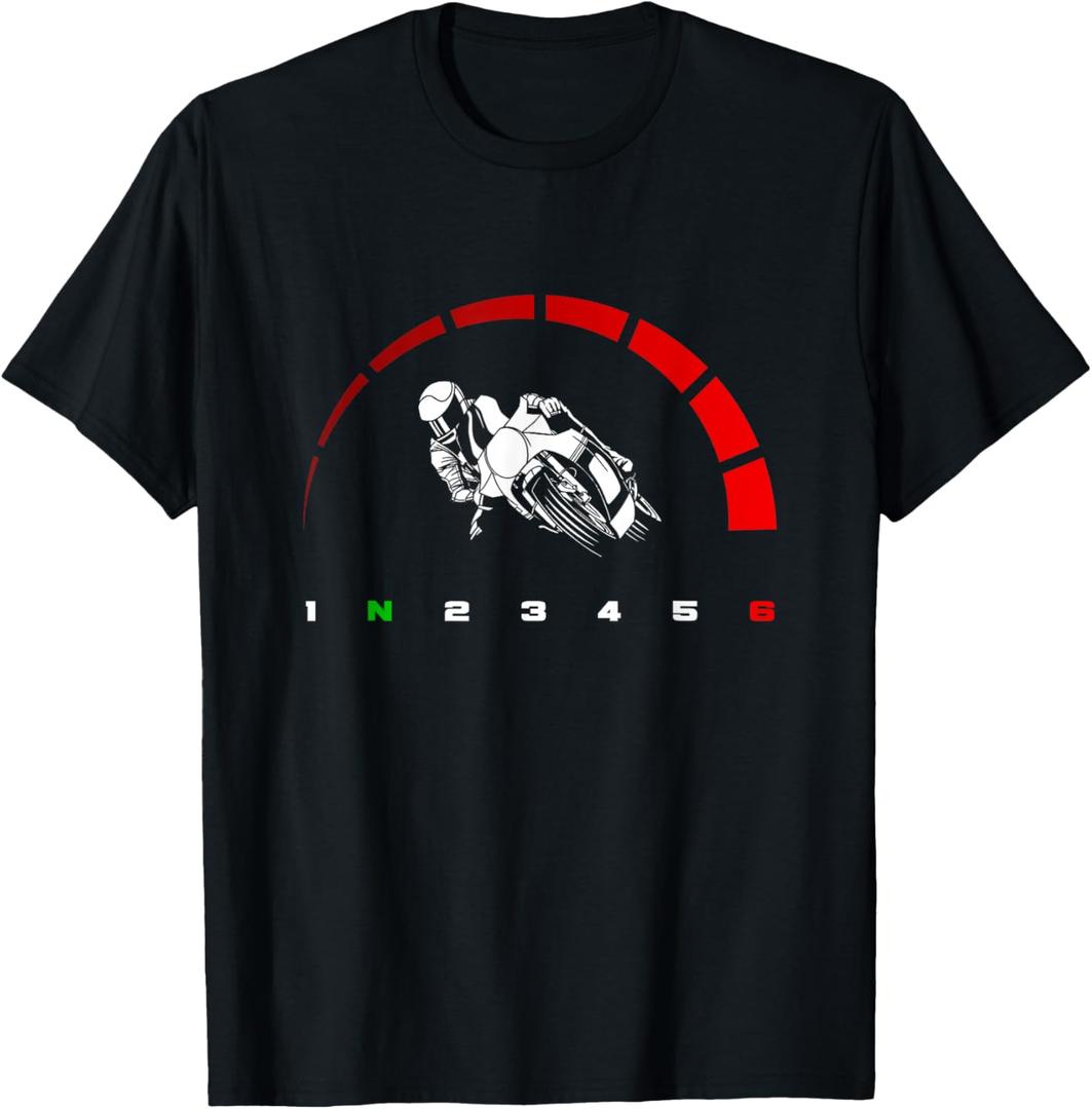 Motorcycle Apparel - Motorcycle T-Shirt (Black, S)