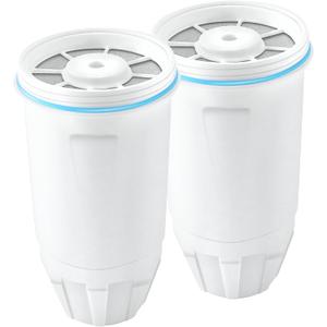 Water Filters Replacement for Z-ero Water Pitchers and Dispenser, 0 TDS Premium Filtration, Reduce Lead/Chromium/PFOA/PFOS - Improve Tap Water Taste (Pack of 2 by TOMOON)