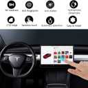 For 2024-2026 Tesla Model 3 Highland & 2025 Model Y Juniper Screen Protector Tempered Glass [Auto-Align & 9H Anti-Scratch] New Model Y Juniper Accessories Front & Rear (Glossy)