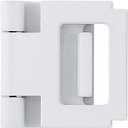 The Door Guardian Door Lock for OutSwinging Doors - Home Security Latch, Childproof & TamperResistant, Quick, ToolFree Install with 3M Tape + Screws (White)