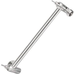 NearMoon Adjustable Shower Arm Universal Connection, Extension Arm, Adjust Angle to Upgrade Shower Experience, Easy to Install, Anti-leak (11 Inch, Brushed Nickel)