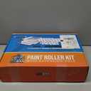 Paint Roller Kit with Extension Pole, 27 Piece Set, 2 to 4 Ft Pole, 4"9" Paint Rollers, Paint Brushes Set for Professional Painting,House Paint Roller for All Latex and Oil Paints & Stains