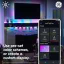 GE Cync Dynamic Effects Smart LED Light Strip with Music Sync, Color Changing WiFi Lights, Indoor Light Strip, Compatible with Alexa and Google Home, 32ft and Power Supply