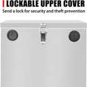 Peastorm Trailer RV Marine Battery Box - 12V Waterproof Stainless Steel Battery Relocation Kit for Boat, Trolling Motor, Kayak (Group 27)