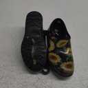 Sloggers Original Waterproof Rain and Garden Shoe for Women Outdoor Slip-On Garden Clog - Made in The USA with Premium Comfort Insole and Arch Support (6, Sunflower Print Black)