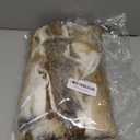 Rabbit Fur Throw Pillow Covers Neutral Decorative Pillowcase Soft Fluffy Plush Animal Skin 24"x24" Cushion Covers for Couch Sofa Bedroom Pillow Shell (Yellow)