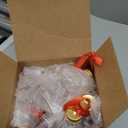 Patelai 18 Pcs Christmas Drink Balls Clear Shot Glass Ornaments Xmas Tree Fillable Ornaments Plastic Xmas Water Bottle Bulbs for Holiday Party Decorations(Gingerbread,50 ml)