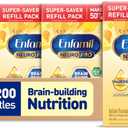 Enfamil NeuroPro Baby Formula, Brain Building Duo DHA & MFGM, Exclusive Immune Supporting HuMO6 Blend, Powder Infant Formula, Baby Milk, 31.4 oz Refill (Pack of 4) (EXP 07/01/26)
