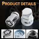 M14 x 2.0 Wheel Lock Lug Nut kit Anti Theft, Compatible with 2014 Ram 1500 & F-150 F-350 Expedition Lobo & Navigator Mark LT & Bonneville Safari and Other Models