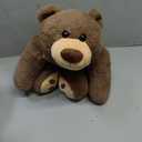 Fiosnow Weighted Stuffed Animals for Adults Brown Bear 3.5lbs 24" Weighted Plush Animals for Kids Throw Pillow Hugging Toys