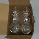 Gozelux Vintage LED Edison Bulbs, 6W, Equivalent 60W, High Brightness Daylight 5000K, ST58 Antique LED Filament Bulbs with 90+ CRI, E26 Medium Base, Dimmable, Clear Glass, Pack of 6