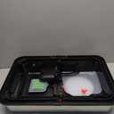 Stainless Steel Cat Litter Box with Lid,Enclosed Metal Pan,Black,XL