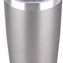SUNWILL Travel Coffee Tumbler 20 oz, Insulated Mug with Lid, Stainless Steel Cup for Hot and Cold Drinks, Cool Grey