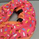 Supet Inflatable Dog Cone Collar Alternative After Surgery, Dog Neck Donut Collar Recovery E Collar for Neuter, Soft Pet Cone for Dogs (Pink, XL)