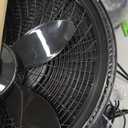 Lasko Oscillating Cyclone Pedestal Fan, Adjustable Height, Timer, Remote Control, 3 Speeds, for Bedroom, Living Room, Home Office, 18", Black, 1843