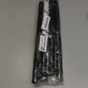 Black Shower Curtain Rod 40-73 inch Black Shower Rod Tension Curtain Rod No Drilling Shower Curtain Rods Spring Tension Shower Rods for Bathroom (45-77")