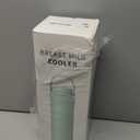 Xaproo 22oz Breast Milk Cooler Bottle, Breastmilk Cooler with 360 Cooling for 24 Hours, Portable Milk Chiller for Breastmilk with 2pcs Baby Bottles, Breast Milk Storage Bags for Baby, BPA-Free (Green)