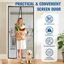 BlissTrends Magnetic Screen Door, Door Screen Magnetic Closure, Patio Screens for Patios Outside Outdoor, Mesh Screen Doors with Magnets Pet Friendly, Screen for Door to Keep Bugs Out (38"83")