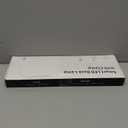 MYPLUS LED Desk lamp with Clamp, Hand Wave Control 5 Color and 10 Level Dimmable LED Clip on Lamp, Bright Table Lights for Home Office,Reading,Desktop Working - White (Black)