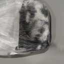 Black and White Rugs for Bedroom, 3x5 Fluffy Small Area Rugs for Living Room, Soft Shag Fuzzy Carpet with 4 Non-Slip Stickers for Kids Boys and Girls Nursery Room Dorm Home Decor (3ft x 5ft)