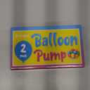 Balloon Pump Hand Held, Inflator Air Pump for Balloons - 2Way Dual Action, 2Pack: Friends can Help - Easy to Use,  Sturdy Ballon Inflator Pump