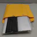 50 Pack Clear Report Covers with Sliding Bars, Presentation Folders for Letter Size 70 Sheet Capacity, Resume Folder Clear Folder, 5.5 Mil Thick, for File Resume Documents, Black