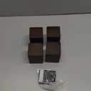 Sopicoz 3 inch Furniture Risers Square Bed Risers Set of 4, Heavy Duty Wood Bed Lifters Bed Frame Risers Blocks for Sofa, Chair, Cabinet, Table