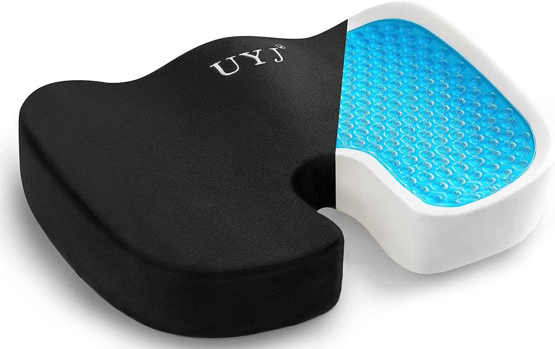 Seat Cushion for Office Chair,Memory Foam Seat Cushion,Tailbone,Sciatica,Lower Back Pain Relief,Chair Cushion for Car,Wheelchair,Computer and Desk Chair