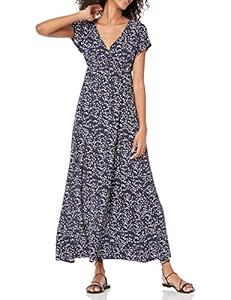 Amazon Essentials Women's Waisted Maxi Dress (Black) XS