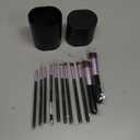 BS-MALL Makeup Brushes Premium Synthetic Foundation Powder Concealers Eye Shadows 14 Pcs Purple