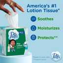 Puffs Plus Lotion Facial Tissues, 8 Family Boxes, 124 Facial Tissues per Box, Allergies and Colds