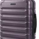 LIGHT FLIGHT Carry On Luggage 22x14x9 Suitcases with Wheels,Lilac Purple, 20 Inch
