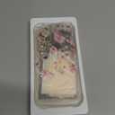 for iPhone 16e Case,[3 in 1] with Screen Protector & Camera Lens Protector, Flower Pattern Design,Clear Soft Shockproof Slim Floral Phone Cover for Women Girls 2025 6.1" (Mallow/Pink)