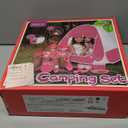 Kids Camping Set with Tent - Pop Up Tent, Kids Play Tents Outdoor Toys Camping Tools Set Gift for Girls Age 3 4 5 6 Year Old Birthday Christmas