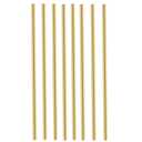 8 PC Brass Round Stock Lathe Bar Stock Kit Stock Solid Bras s Rod 1/8 Inch in Diameter 12 Inch in Length (3.18 mm)