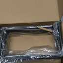 4 Pack - L 6" x H 4" x W1.5, 5mm Thick Black L Shelf Bracket, Iron Shelf Brackets, Metal Shelf Brackets, Floating Shelf, Shelf Supports with Screws