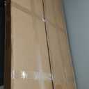 VEVOR Washer Dryer Countertop, 54" x 27" Wooden Washer and Dryer Countertop with 2 Hooks, Washer and Dryer Covers for The Top with Anti-Slip Pads, for Laundry Room Organization and Storage, Black (Unspliced Panel)