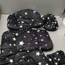 THE KENKYO Infant Insert with Extra Headrest, Adjustable Baby Car Seat Head Support with Shoulder Pads Set, Breathable Air Mesh Car Seat Insert for Newborn (Black Star)