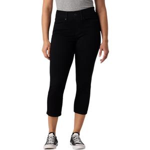 Levi Strauss Signature Gold Women's Size Totally Shaping Ultimate Pull-On Capri Mid-Rise Stretch Denim Standard 12