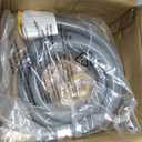 12FT 3/4" ID Natural Gas Hose With Quick Connect for Generator, Grills | CSA Certified, Auto Shut-Off Quick Disconnect, 100% Solid Brass Fittings, -40°F~200°F Weather Resist, Supports 175,000 BTU
