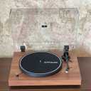 Katulan – X60B Turntable Record Player with Wood Grain PVC Veneer