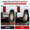 Mud Flaps for Toyota Tundra 2022-2026 Mudguards Accessories All-Weather Splash Guards 4PCS No-Drill Front&Rear Tundra Mudflaps Set(Not fits SR Models)