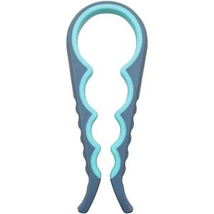 NEW 4 in 1 Lid Jar Opener Multifunction Screw Cap Bottle Opener Manual Nonslip Twist Cap Can Opener Household Kitchen Gadgets(Gray blue)