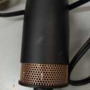 Round Hair Blow Dryer Brush - 1.2 Inch Ceramic Barrel Hair Dryer Brush for Short/Middle Hair, One Step Drying, Volumizing, Straightening and Styling, Negative Ionic Dryer Brush (Black-Golden, 1.2)