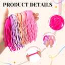 Novabright 18 Pieces Spaghetti Stretch Toy Sensory Fidget Squeeze String for Kids Childhood Education Classroom Prizes Adult Stress Relief Gift Office TPR Calming Party Favors (Soft Colors), 7.3 inches