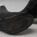 J. Adams Low Heel Zip Up Round Toe Ankle Bootie - Jody (5.5, Black Faux Leather)