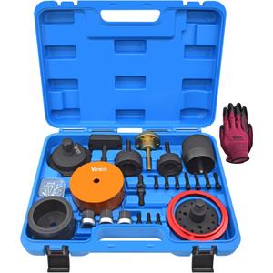 Crankshaft Front Rear Oil Seal Remover Installer Kit, Compatible with BMW N20 N26 N40 N42 N45 N45T N46 N52 N53 N54 N55 Engine (Blue Case)